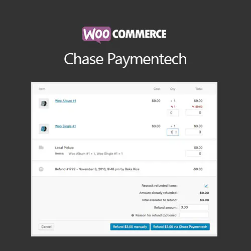 WooCommerce Chase Paymentech | WP TOOL MART
