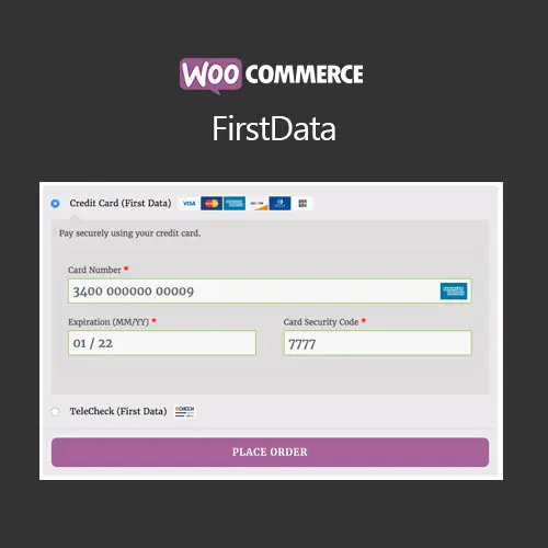 WooCommerce FirstData | WP TOOL MART