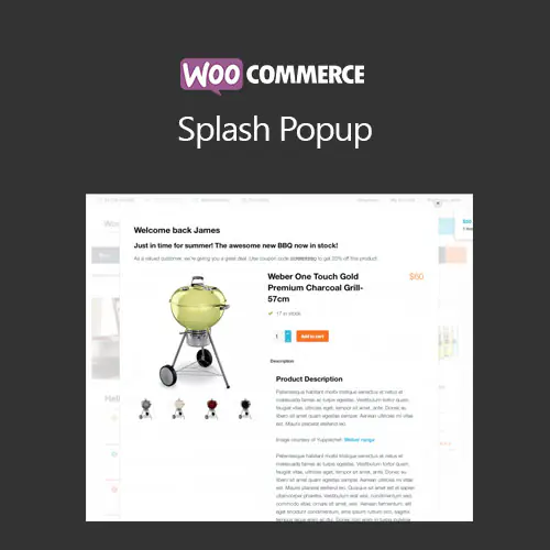 WooCommerce Splash Popup | WP TOOL MART
