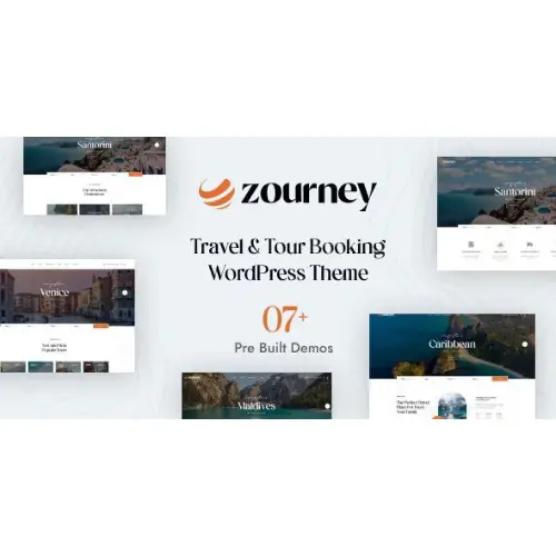 Zourney – Travel Tour Booking WordPress Theme | WP TOOL MART