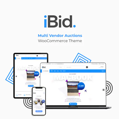 iBid – Multi Vendor Auctions WooCommerce Theme | WP TOOL MART