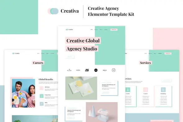 Creativa - Creative Agency Elementor Template Kit | WP TOOL MART