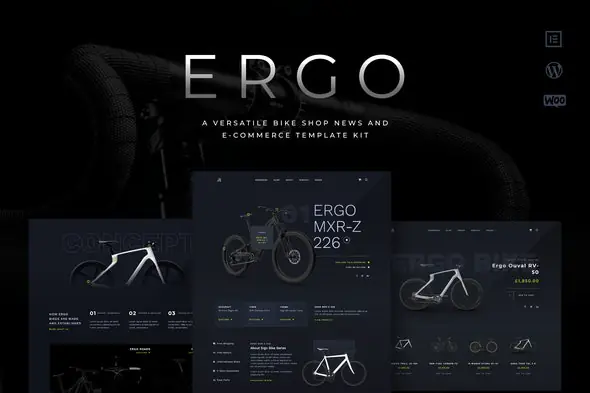 ERGO - Bike & Cycling WooCommerce Elementor Template Kit | WP TOOL MART