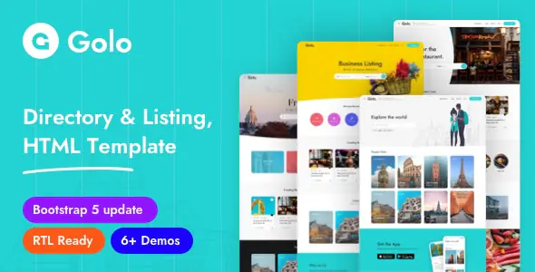 Golo - Directory Listing HTML Template | WP TOOL MART