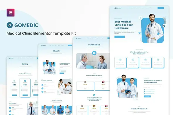 Gomedic - Medical Elementor Template Kit | WP TOOL MART