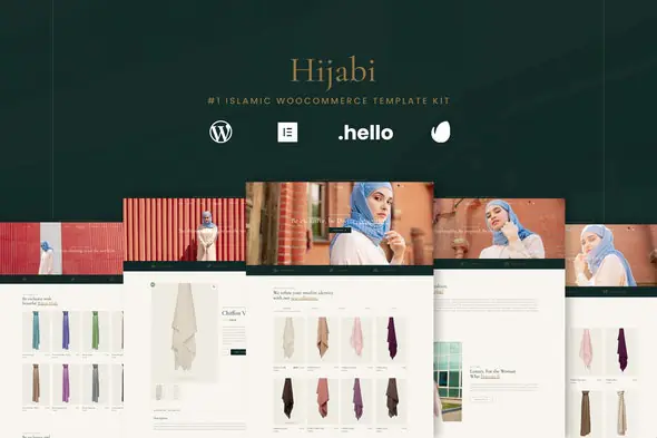 Hijabi - Muslim Shop Woocommerce Elementor Template Kit | WP TOOL MART