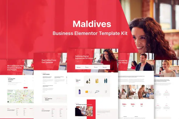 Maldives - Business & Agency Elementor Template Kit | WP TOOL MART
