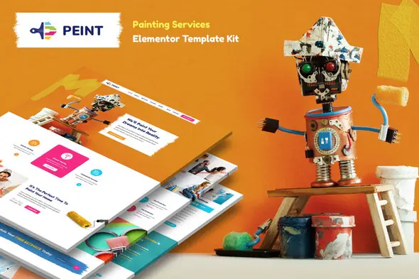 Peint – Painting Services Elementor Template Kit | WP TOOL MART