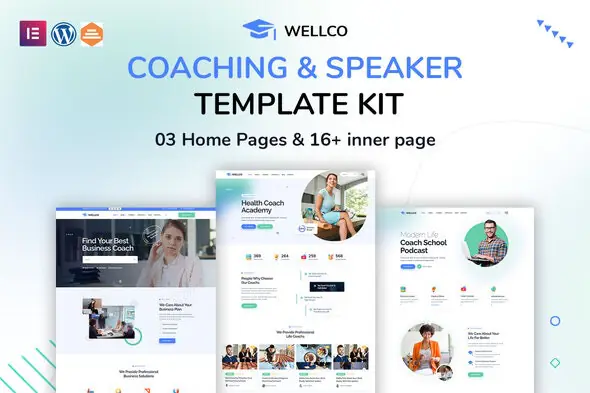 Wellco - Coaching & Speaker Elementor Template Kit | WP TOOL MART