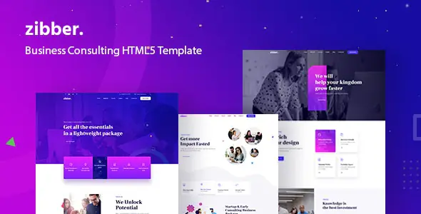 Zibber - Business Consulting HTML5 Template | WP TOOL MART